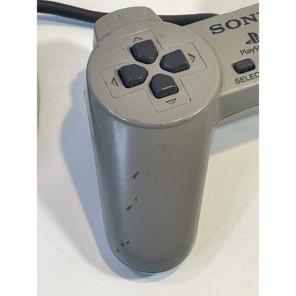 Sony PlayStation 1 Wired Controller SCPH-1080 Model Gray Tested - Picture 4 of 8